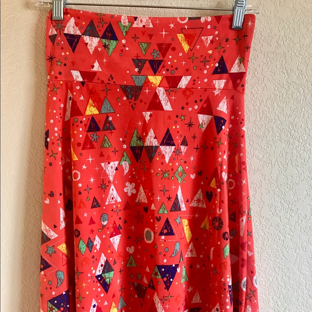 LuLaRoe Small Azure Skirt Lucky Charms print