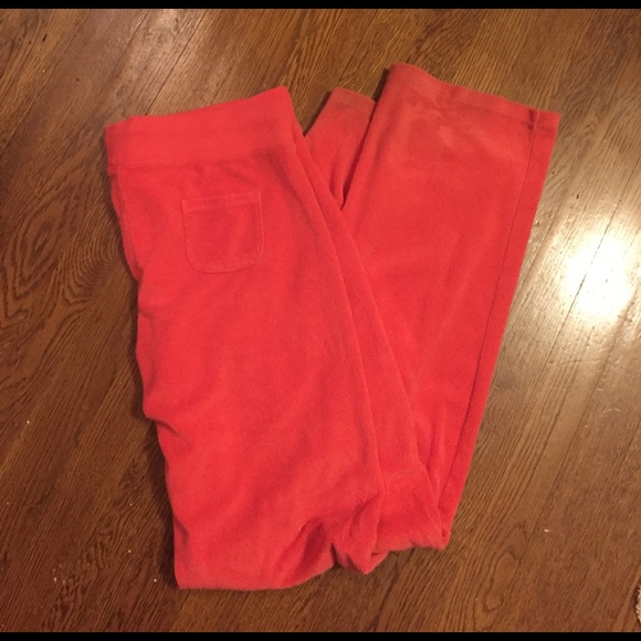 Terry cloth pant coral - Picture 1 of 2