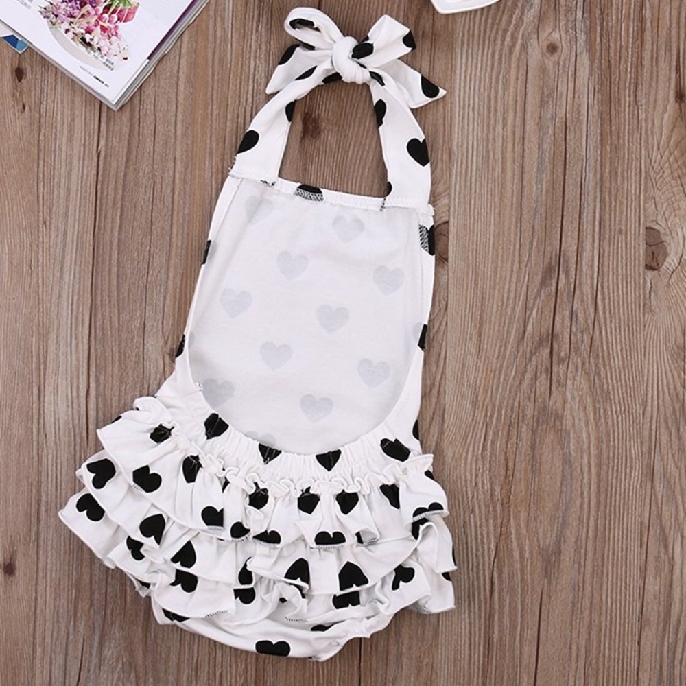 Baby girl lace romper