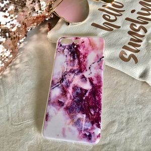 🔴3 for $12🔴•Marble Me• iPhone Case (Pink/Purple)