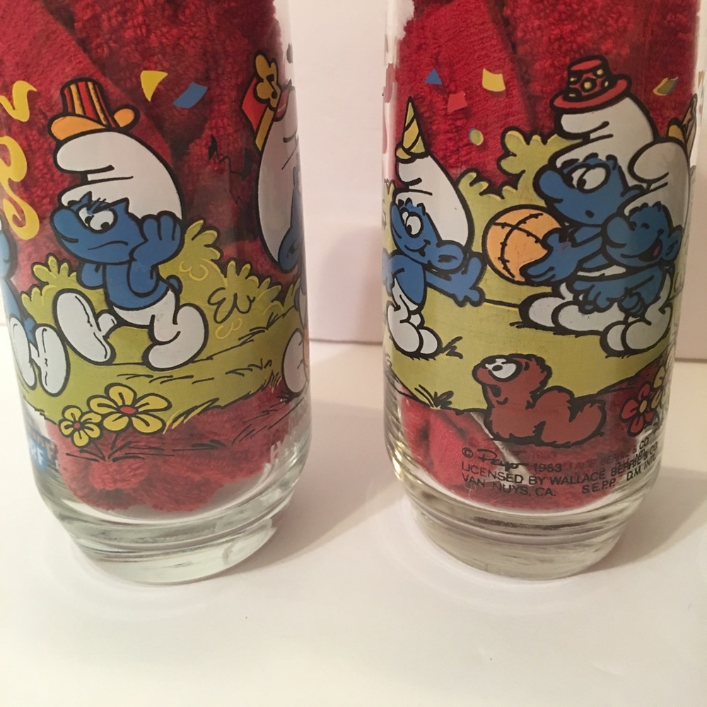 RARE 1983 ORIGINAL SMURF/PIZZA HUT CUP PROMOTION! - Picture 4 of 7