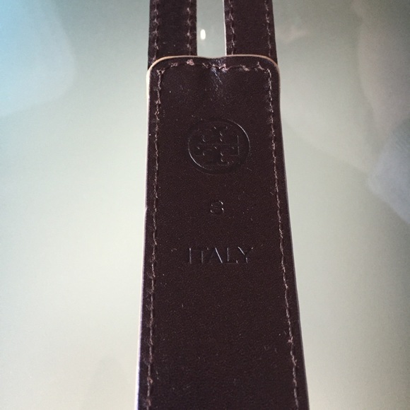 BNWT Tory Burch Natural Crossed Belt size Small