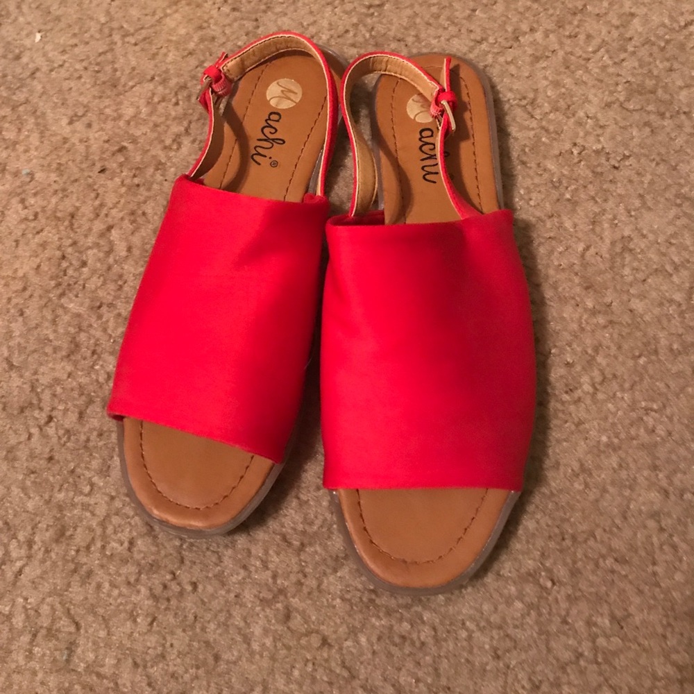 Red Sandals from Modcloth