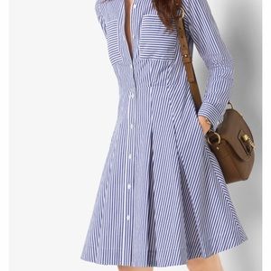 Striped skater dress