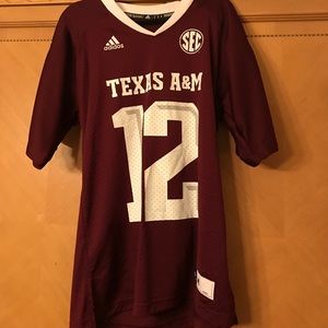 Texas A&M Maroon & White Adidas Jersey
