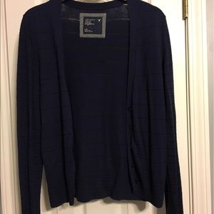 Navy cardigan