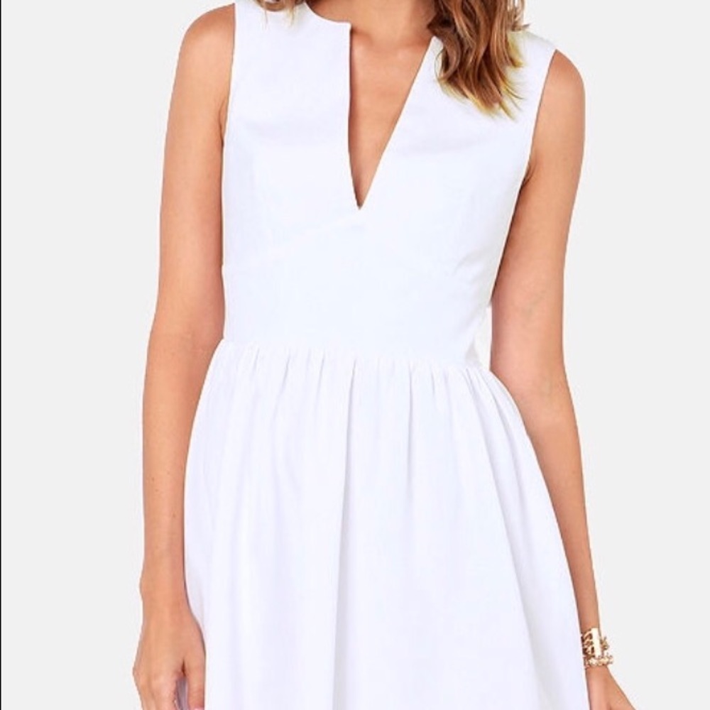 White Lulus dress