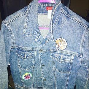 Custom girl gang denim jacket