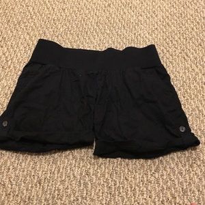 Maternity black shorts