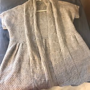 Gray Charlotte Russe Size Medium Cardigan Sweater