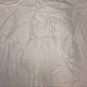 White Free People romper