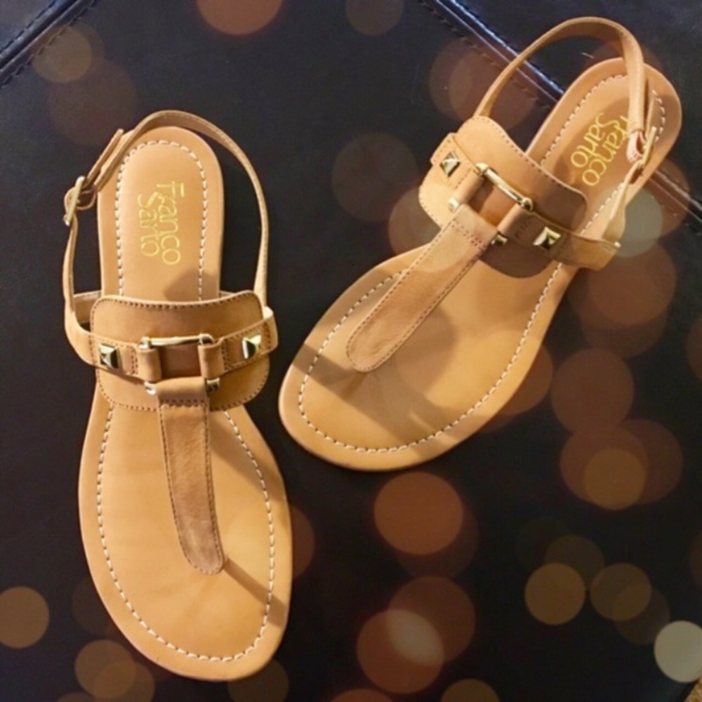 Tan leather sandals!Beautiful & comfortable!