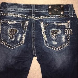 Cropped Miss Me jeans