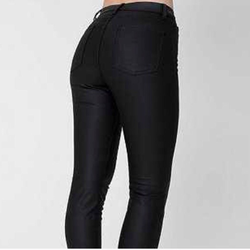 Coated pencil pant