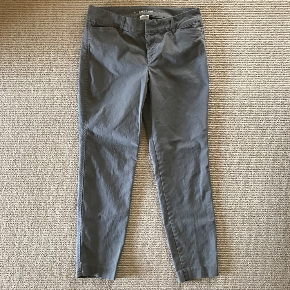 Old Navy Pixie Chinos in Gray.