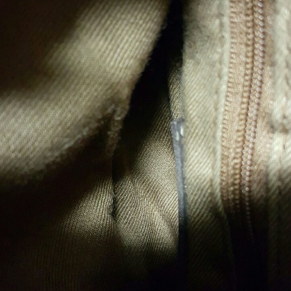 Fossil brown canvas mini bag - Picture 4 of 6
