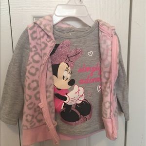 Minnie Mouse long sleeve and vest