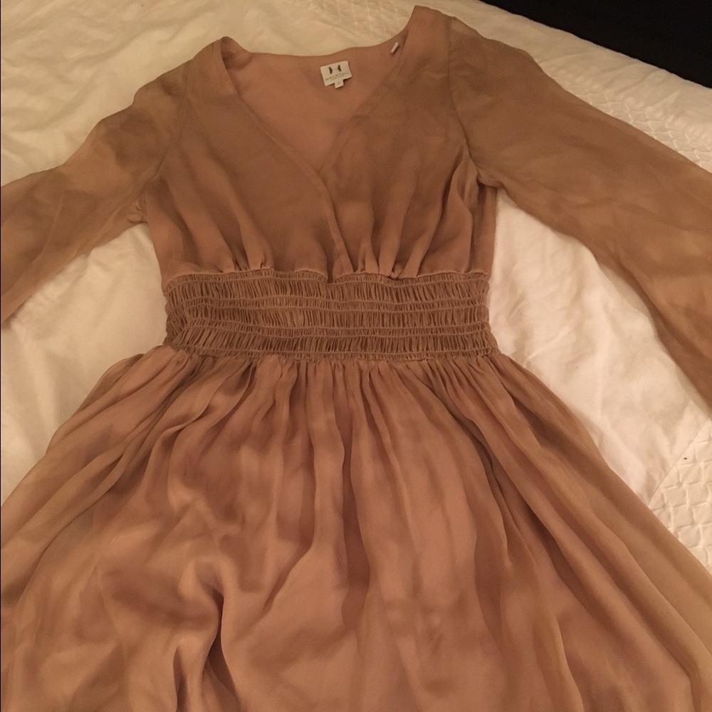 Halston Chiffon and Silk  Dress