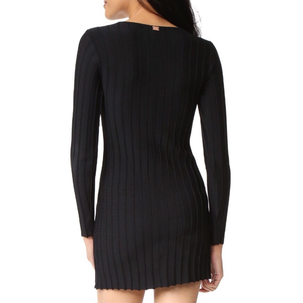 🆕 FOR LOVE & LEMONS KNITZ-Simone Lace Front Dress - Picture 3 of 6