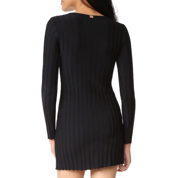 🆕 FOR LOVE & LEMONS KNITZ-Simone Lace Front Dress - Picture 3 of 6