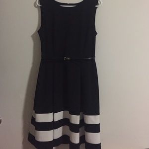 Calvin Klein color block dress