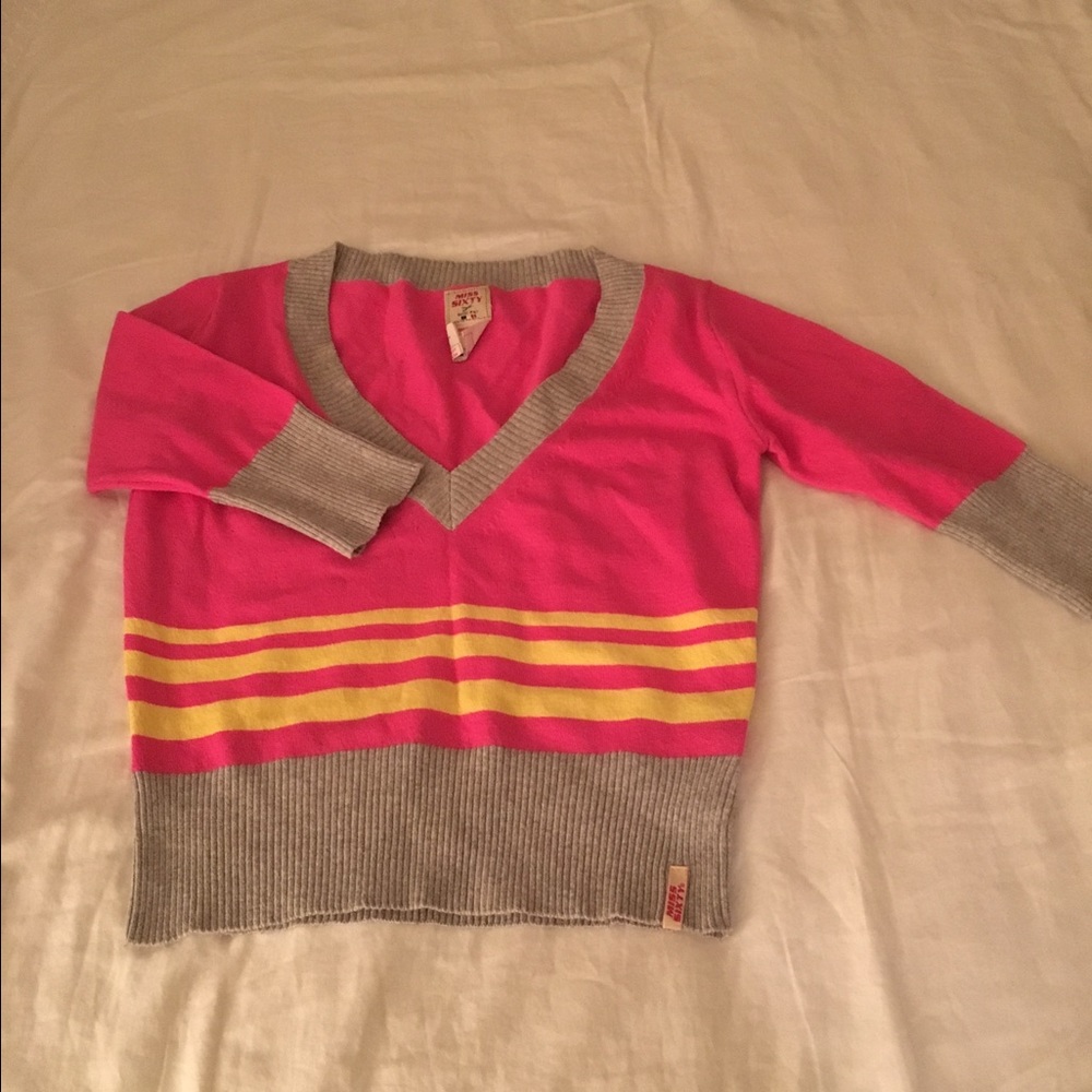 Miss Sixty 3quarter sleeves cropped sweater