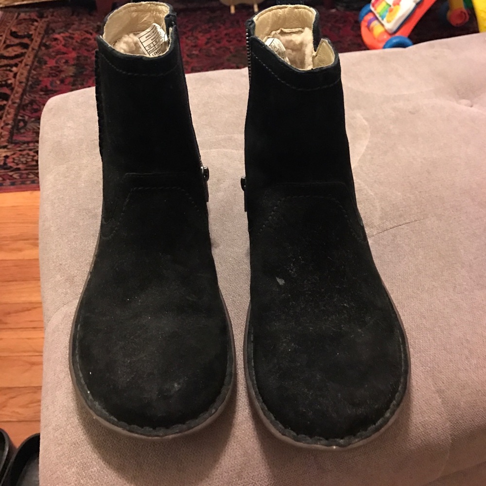 Black Suede Ug Boots Size 8