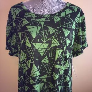 Lularoe 3x green Black Carly dress nwt