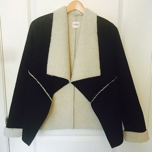 Black Suede/Faux Fur COAT