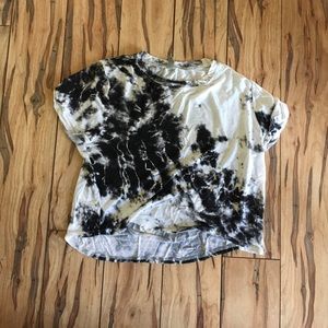 PacSun Black and White Tye Dye T-shirt!