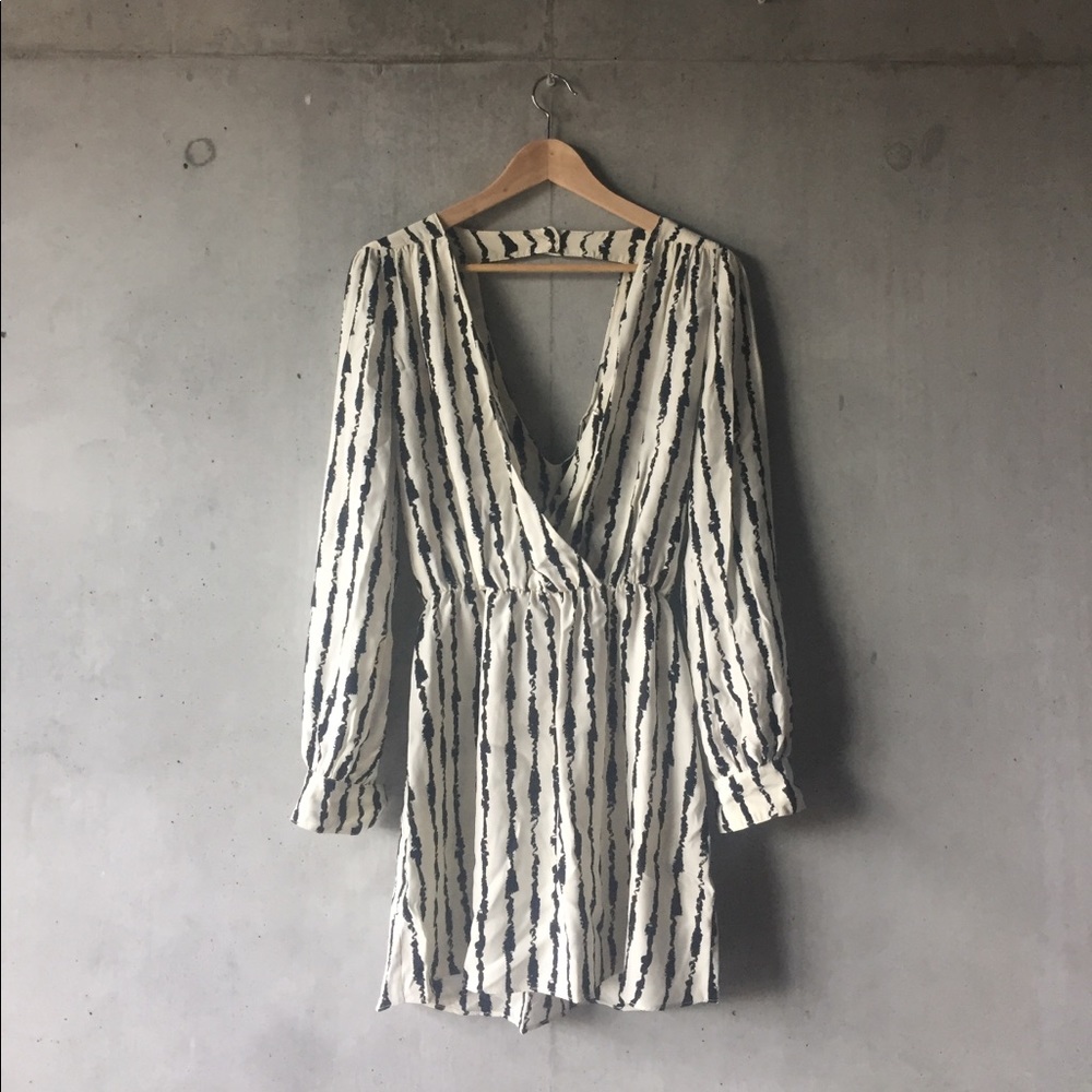 Parker Silk Cross Front Mini Dress