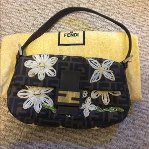 Fendi zucca baguette bag