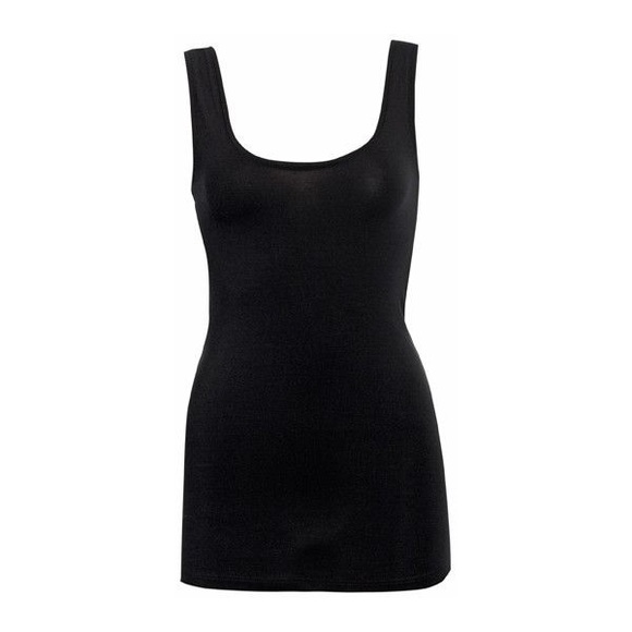 Wardrobe Staple ❤️Extra Long Black Tank Plus Size - Picture 5 of 5