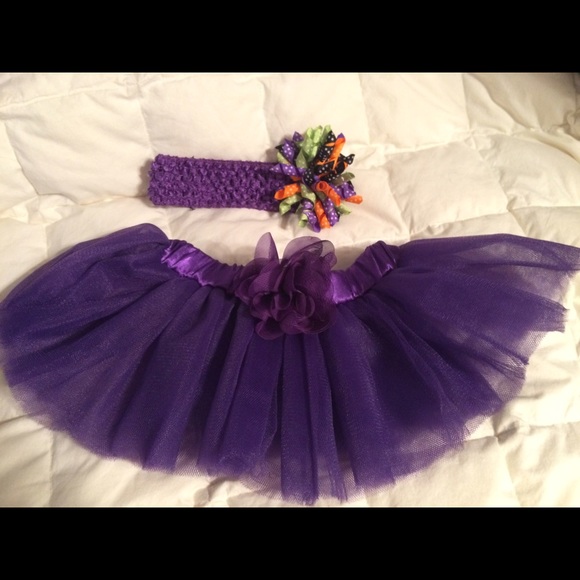 Tutu with matching headband for baby girl. - Picture 2 of 2