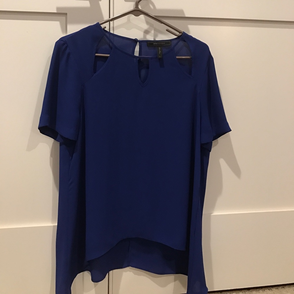 Royal Blue BCBG short sleeve shirt