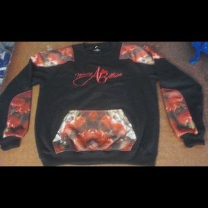 WorthABillion Apparel floral pouch sweater