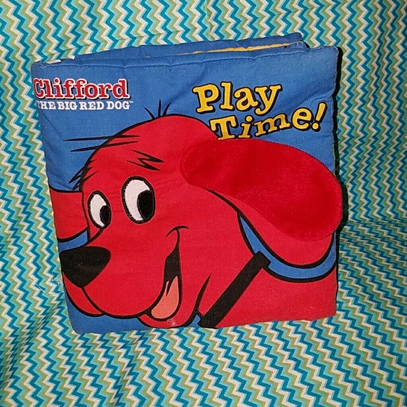 📚Clifford the big red dog fabric book