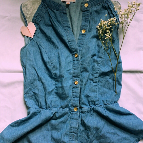 Denim top - Picture 2 of 3