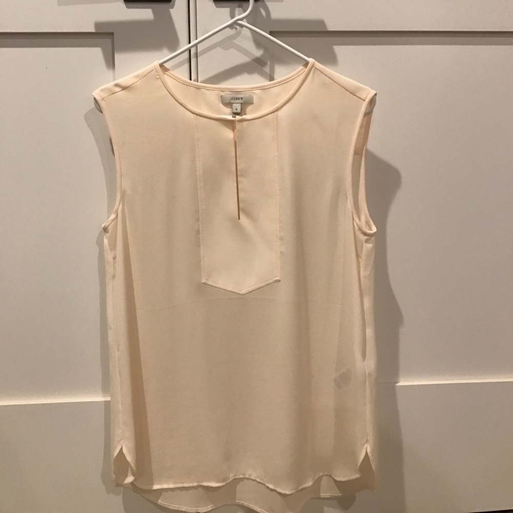 BRAND NEW White JCrew tank top blouse