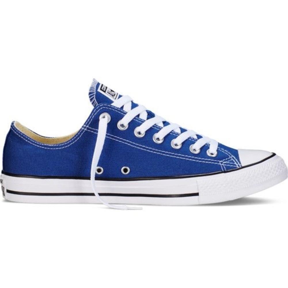 Blue Converse Low Tops