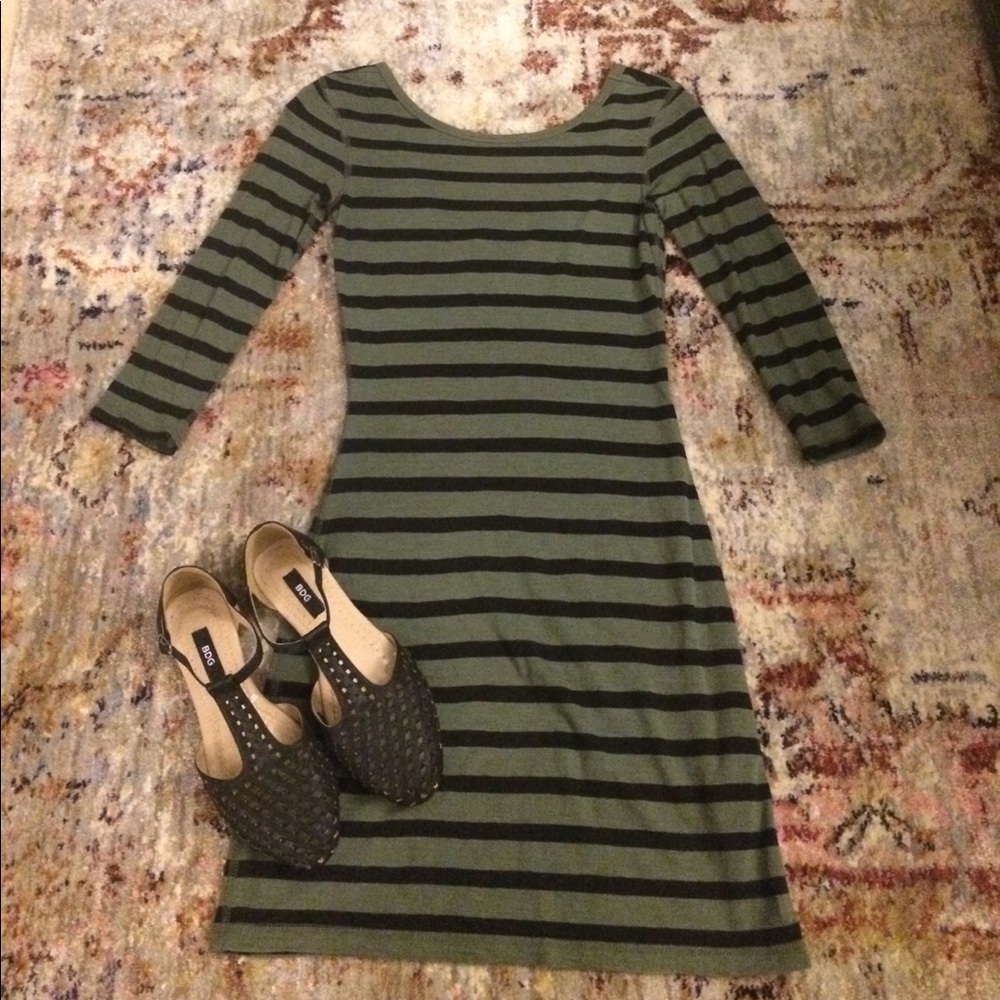 Express reversible knit dress