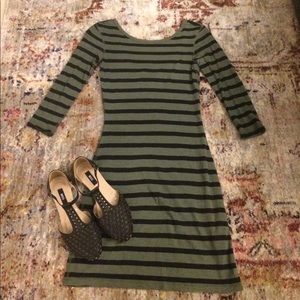 Express reversible knit dress
