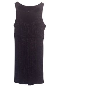 Black express dress with gold embellishments