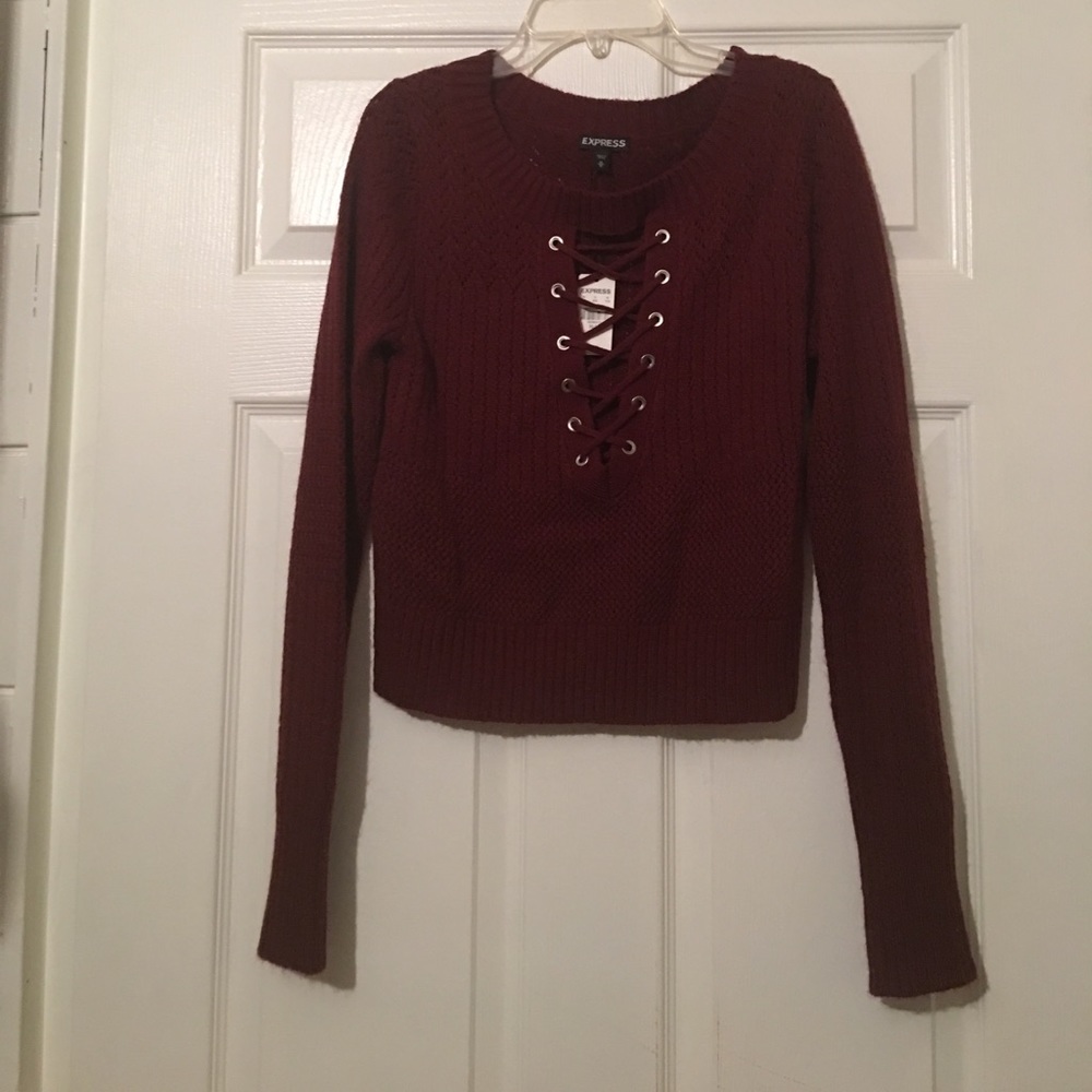 Express sweater and EXTRA long Express scarf