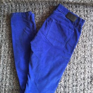 Henry & Belle Blue Super Skinny Stretchy Pants