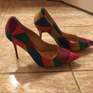 Multicolored pumps!