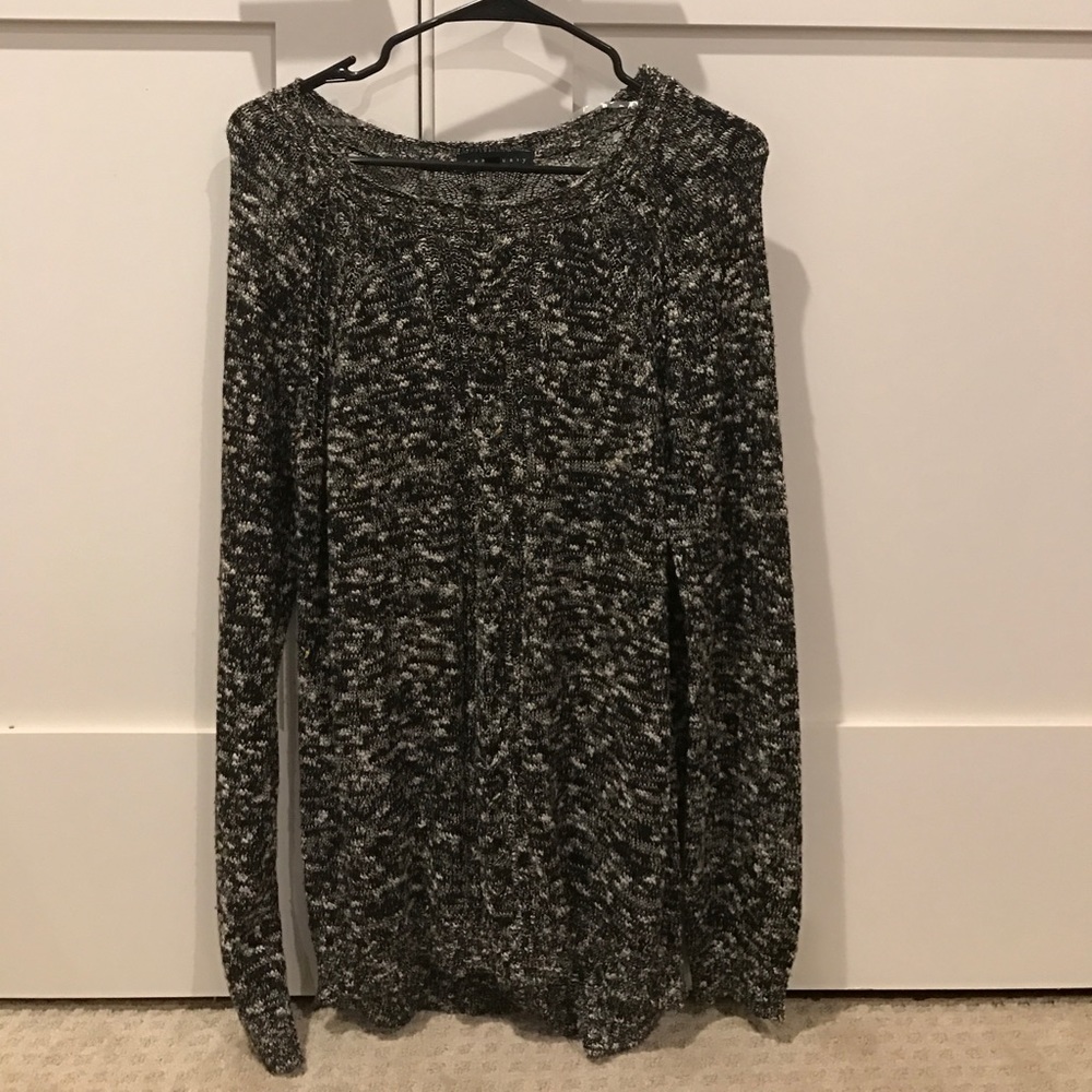 Sanctuary Black and Multi-color Sweater