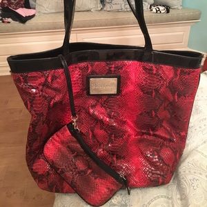 Betseyville Betsey Johnson red tote