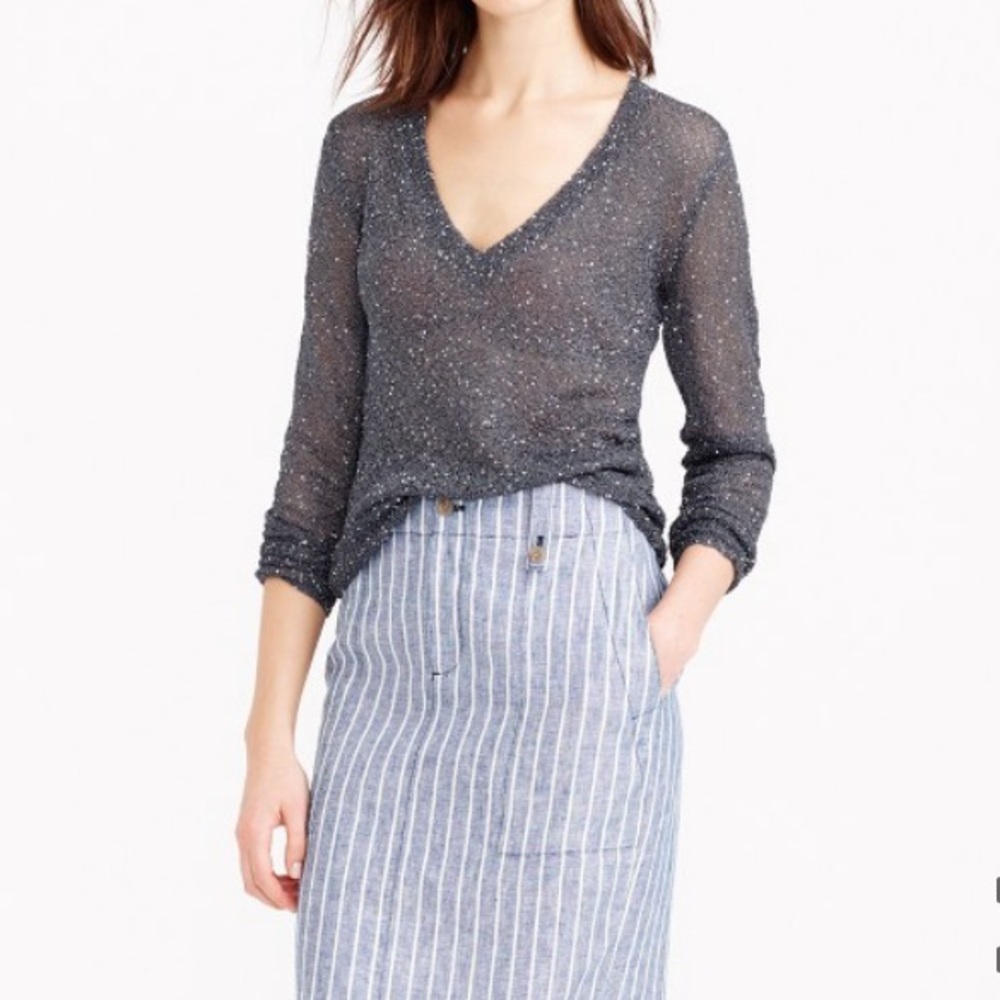 J.CREW Iridescent Shimmer Top