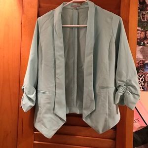 Mint color blazer